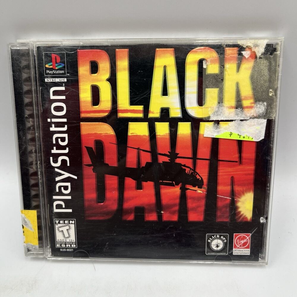 PS1 Black Dawn For PlayStation 1 Complete With Manual CIB